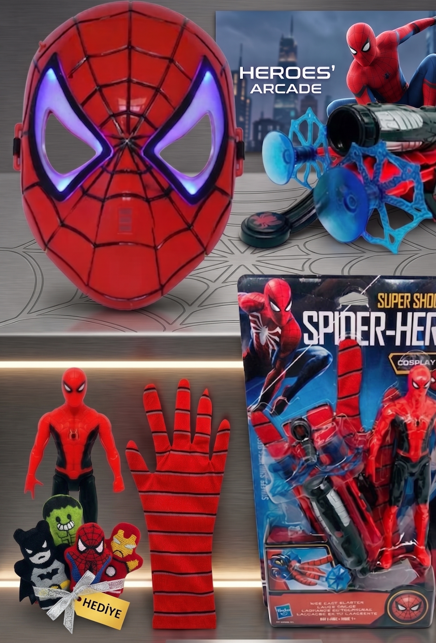 -HeroSpider Şehrin Yeni Kahramanı Seti